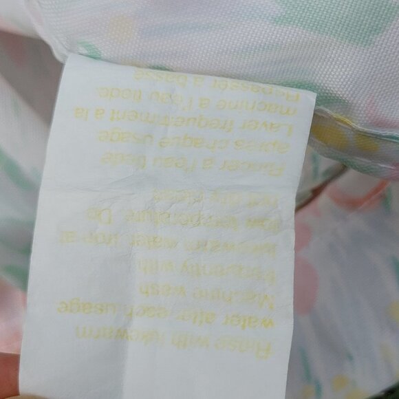 LOVELY VINTAGE Ruffle Shower Curtain City Squire Pastel Shower Curtain Soft Pink - Picture 11 of 16